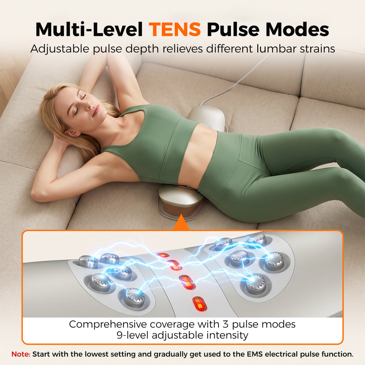 SpineEase Lumbar Traction Massager