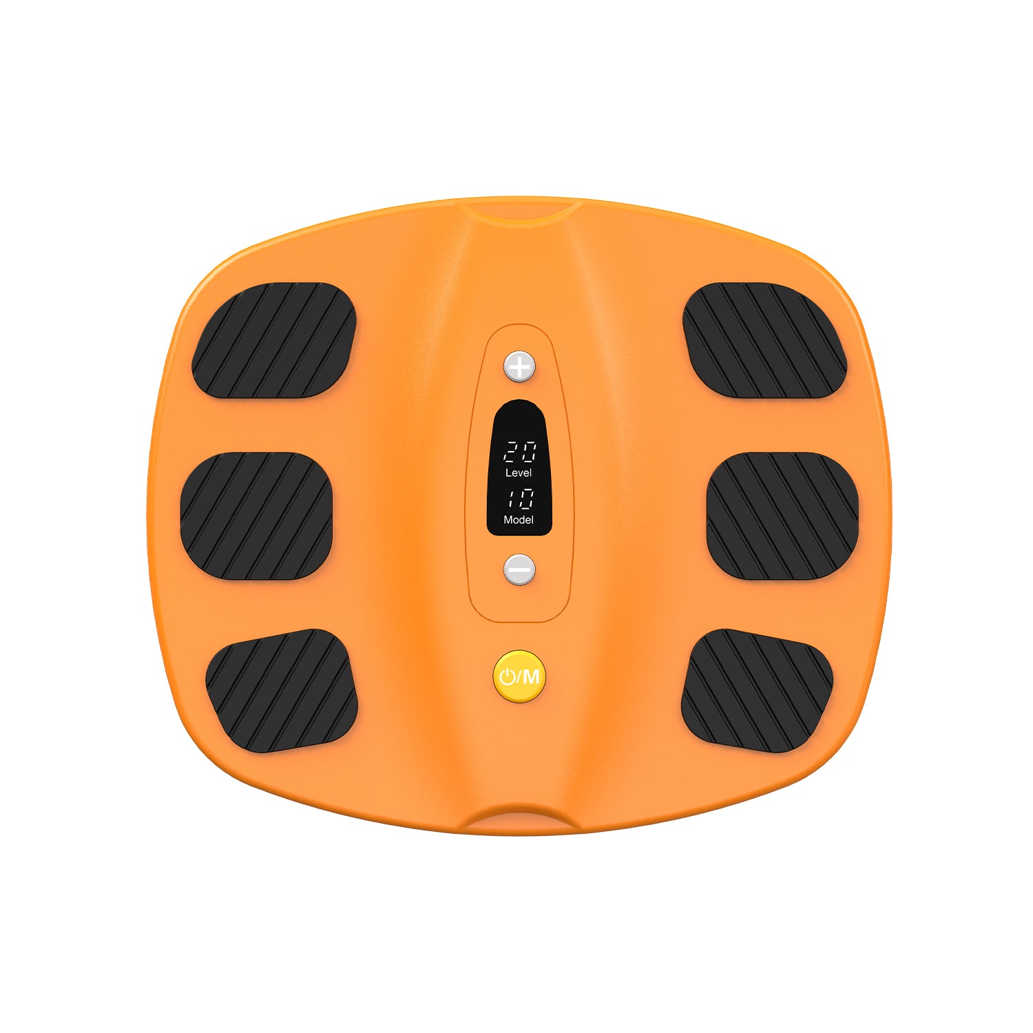Welliawell SoleGrid orange EMS & TENS foot stimulator, front view