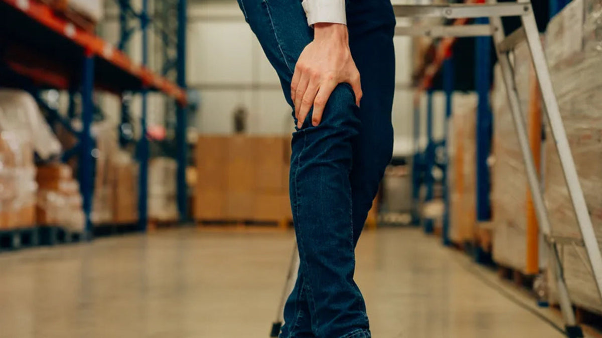 Leg reset routine for standing all day and easing everyday foot and calf strain