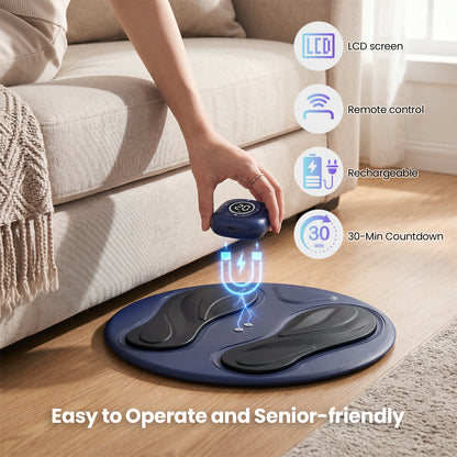 EMS & TENS Foot Stimulator Mat for Pain Relief and Circulation