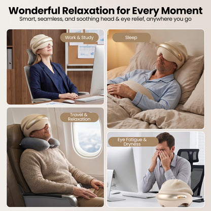 Cordless Head & Eye Massager with Heat