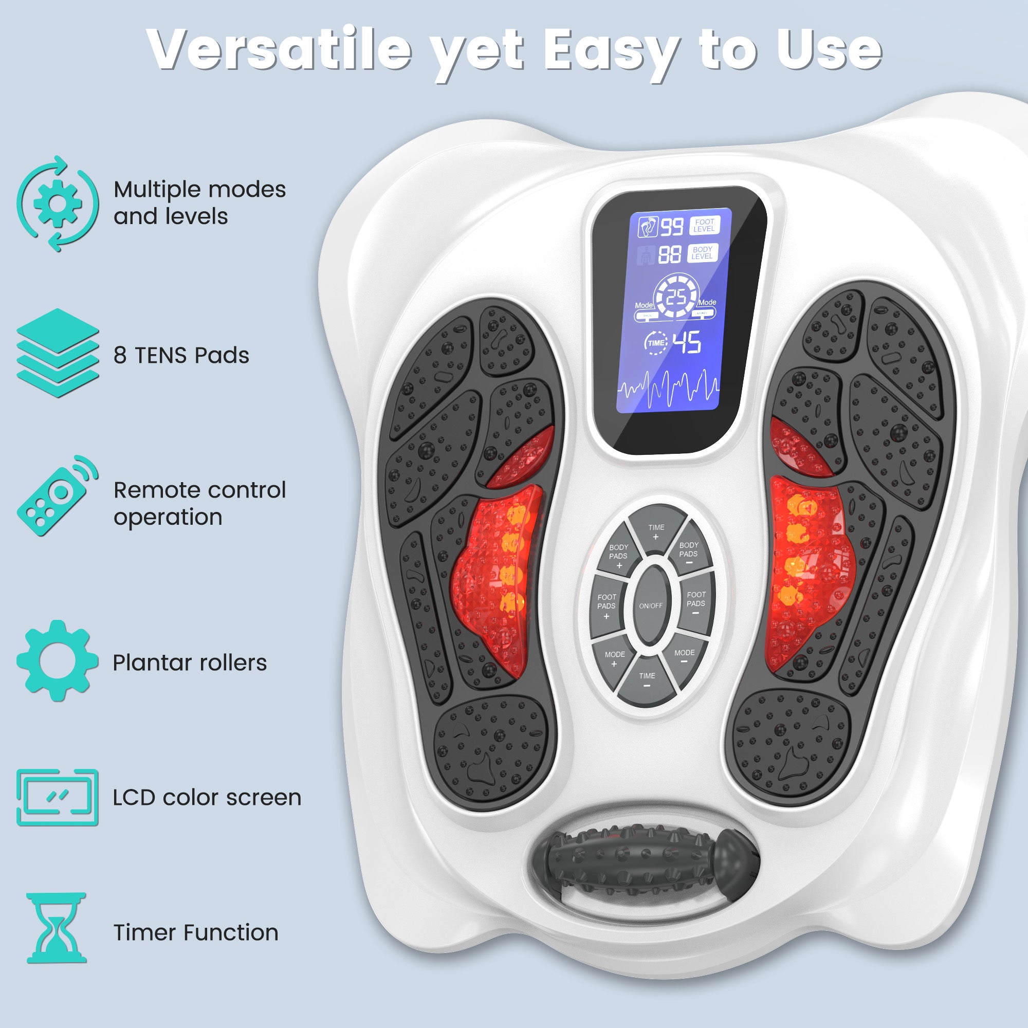 WY-300A EMS Foot Stimulator with Foot Roller | Welliawell
