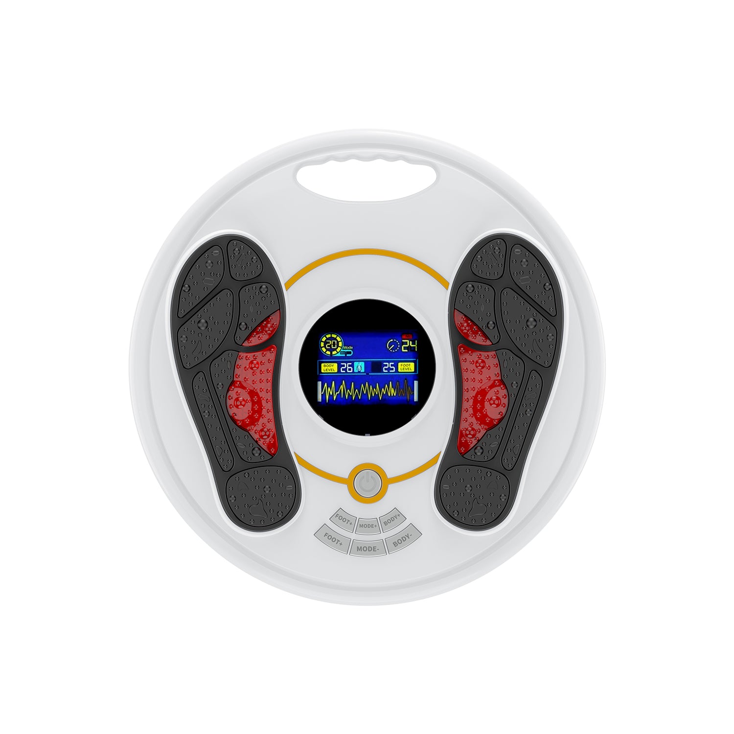 Welliawell WY-300H FDA-cleared EMS and TENS foot stimulator front view