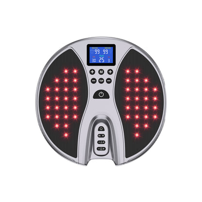 Welliawell WY-360 EMS foot stimulator front view with infrared and heat support