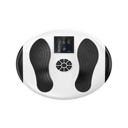 Welliawell WY-365 EMS foot stimulator front view with built-in storage