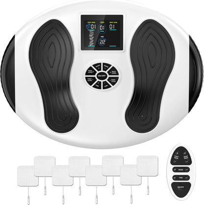 Welliawell WY-365 EMS foot stimulator with accessories for daily foot and leg care