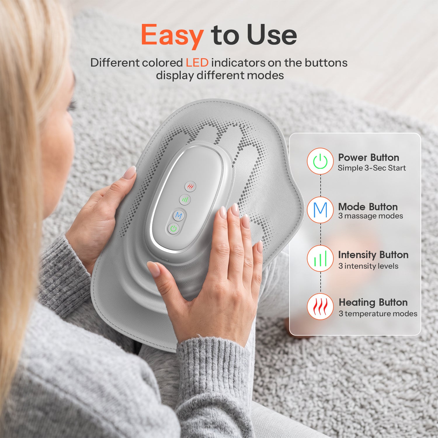 Cordless Hand Massager with Heat & Air Compression