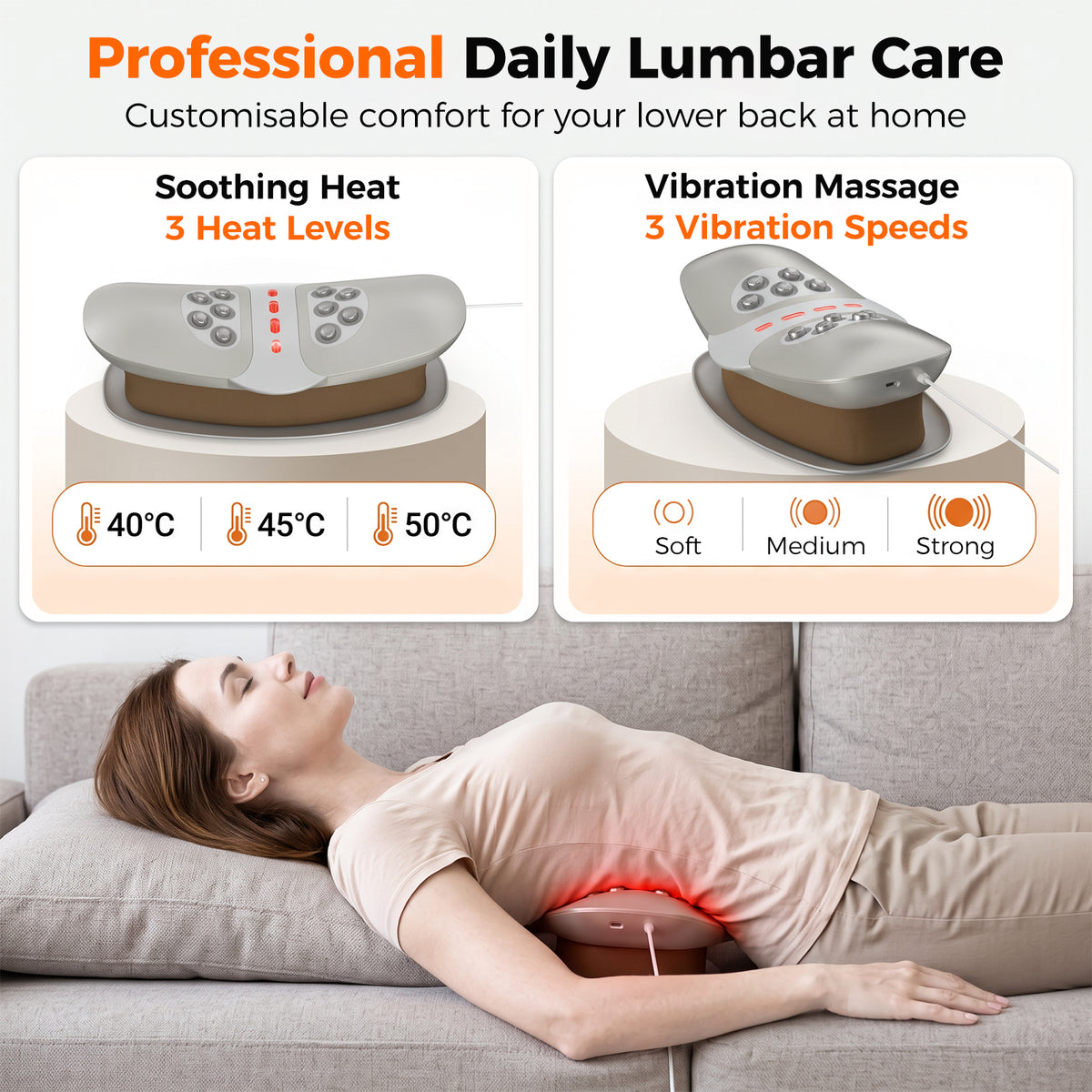 SpineEase Lumbar Traction Massager
