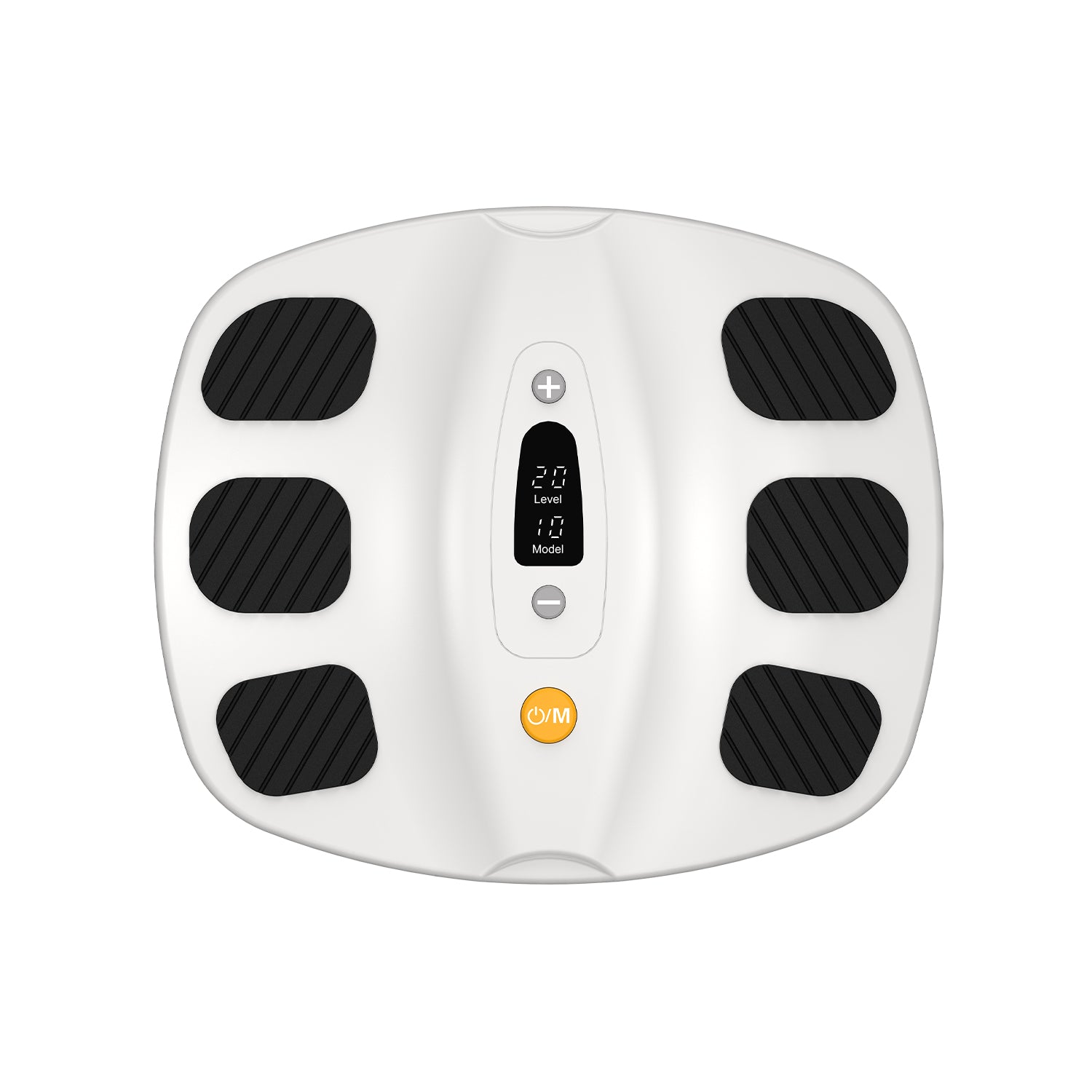 Welliawell SoleGrid white EMS & TENS foot stimulator, front view